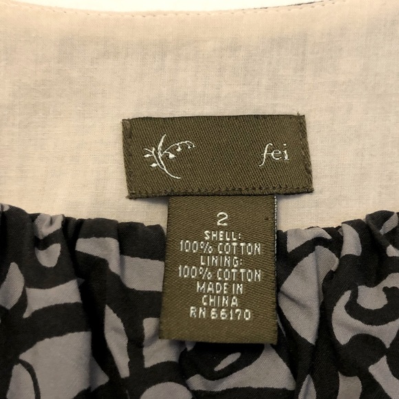 Anthropologie Fei Empire-Waist Print Dress - Picture 5 of 7